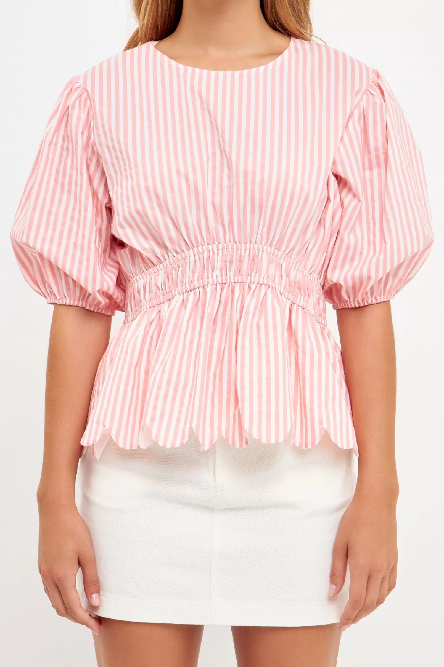 Cheap Striped Puff Sleeve Top Best Sellers | Stripe Wonders