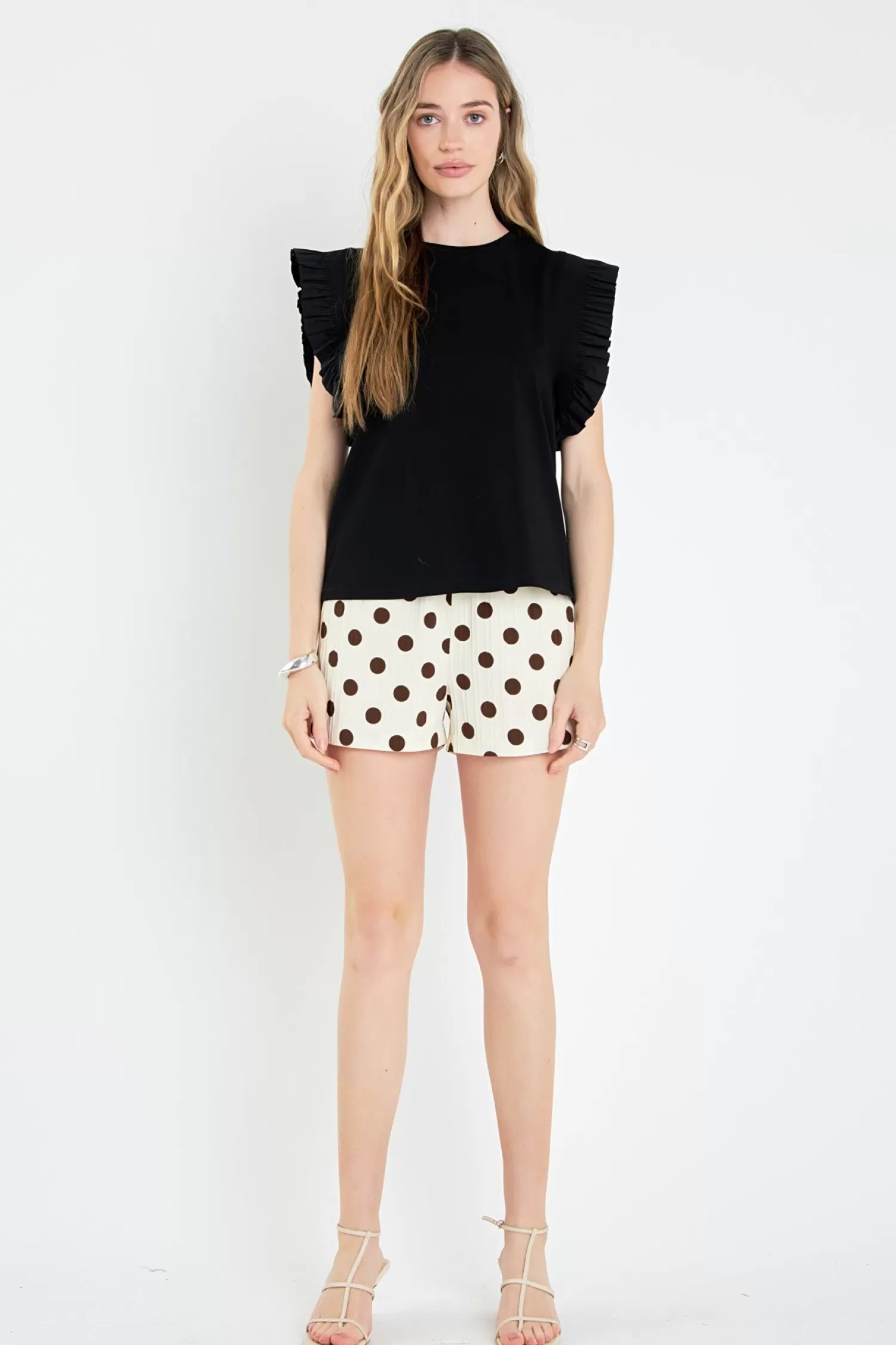 Store Textured Dots Shorts Shop By Color | Shorts