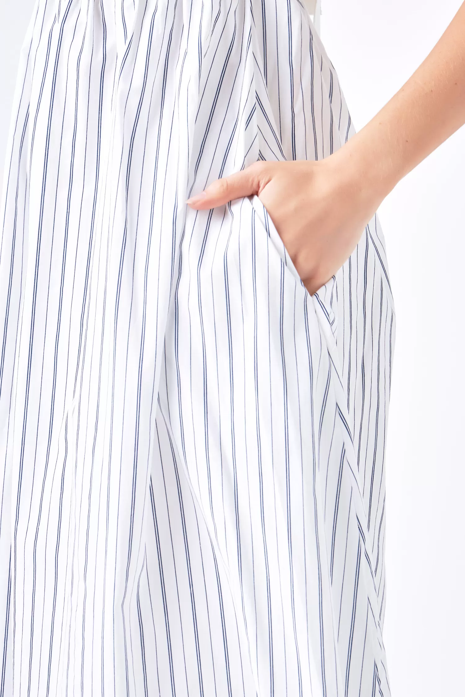 Cheap Tie Back Knit Combo Striped Maxi Dress Date Night Dreams | Maxi Dresses