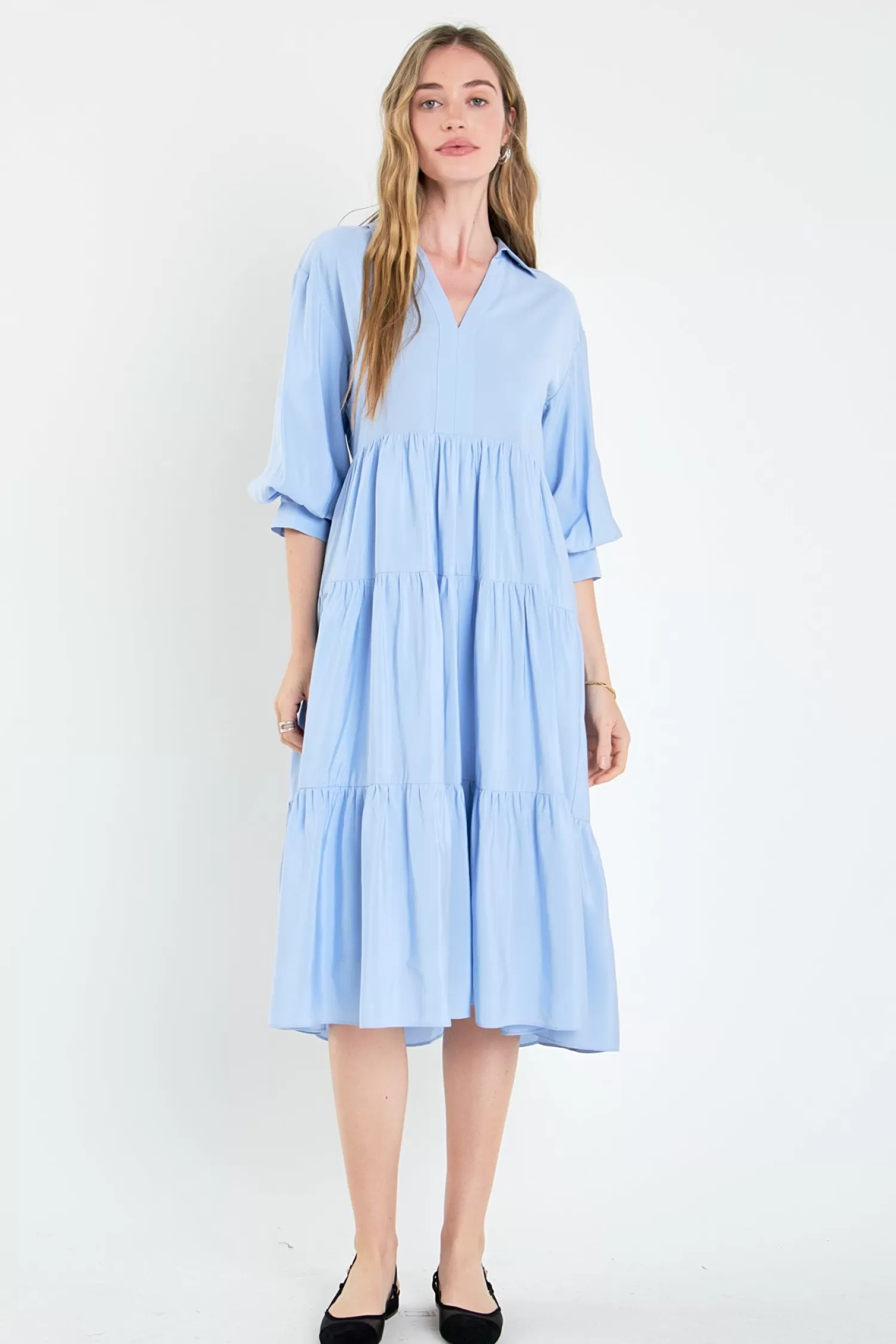 Flash Sale Tiered Midi Dress Midi Dresses | Lounge & Casual