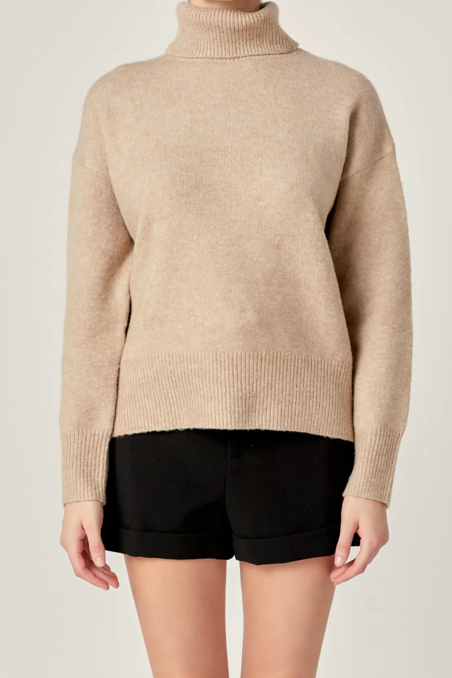 Cheap Turtleneck Long Sleeve Sweater Sweaters & Knits | Sweater Season