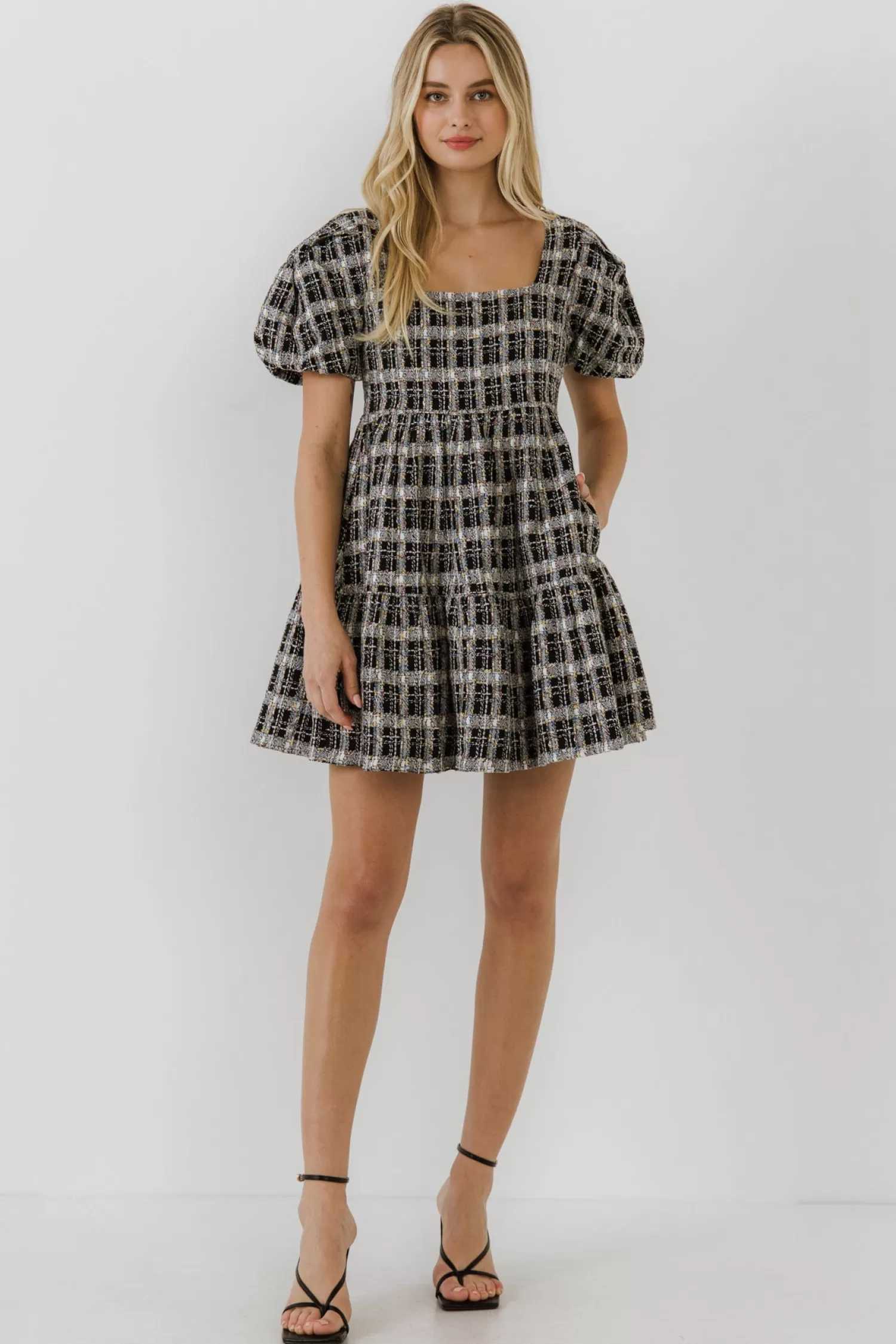 Store Tweed Mini Dress Date Night Dreams | Office Chic