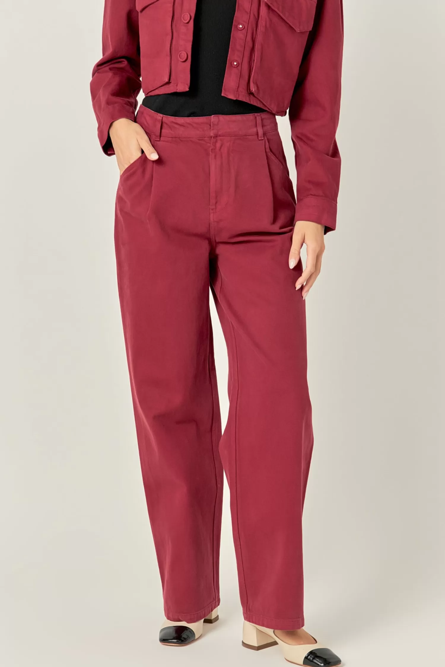 New Wide Leg High Waisted Pants Pants | Matching Sets