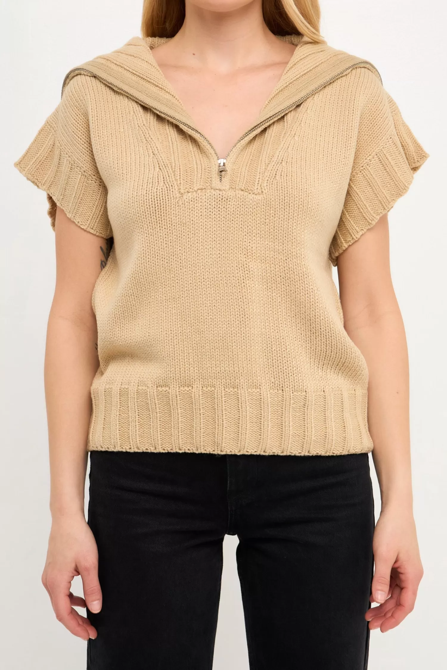 Online Zip Mock Neck Vest Best Sellers | The Modern Preppy